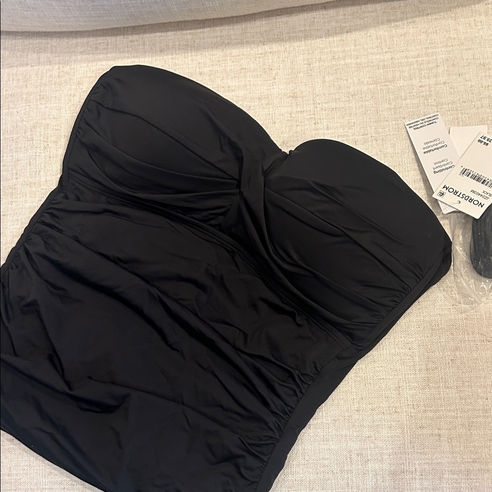 Jantzen Black Strapless Swimwear